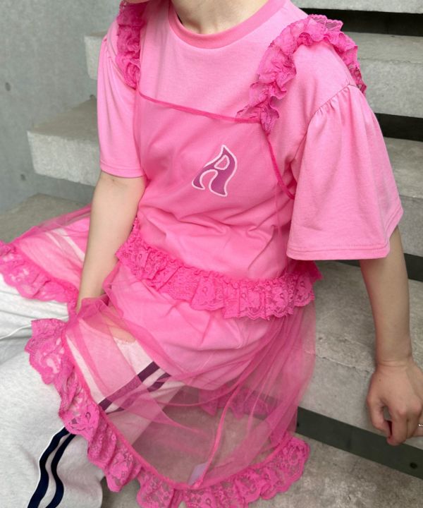 年間ランキング6年連続受賞】【年間ランキング6年連続受賞】 ラファイエットワンフォーエイト レディース ワンピース トップス Layered  Shift Dress Dune Pink Madder ワンピース