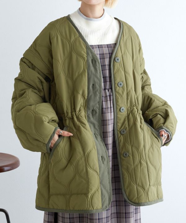 2WAY】ひょうたんキルティングジャケット | wcloset online shop