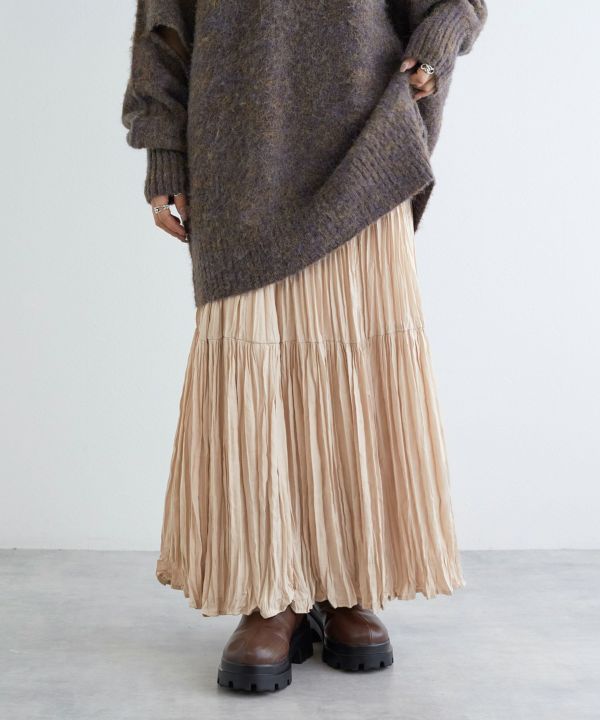 ランダムプリーツスカート | wcloset online shop