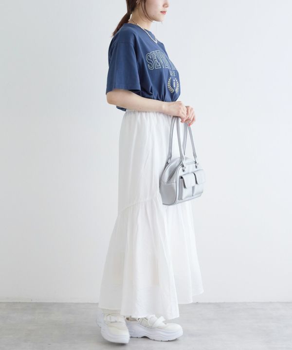 ティアードギャザーリボンスカート | wcloset online shop